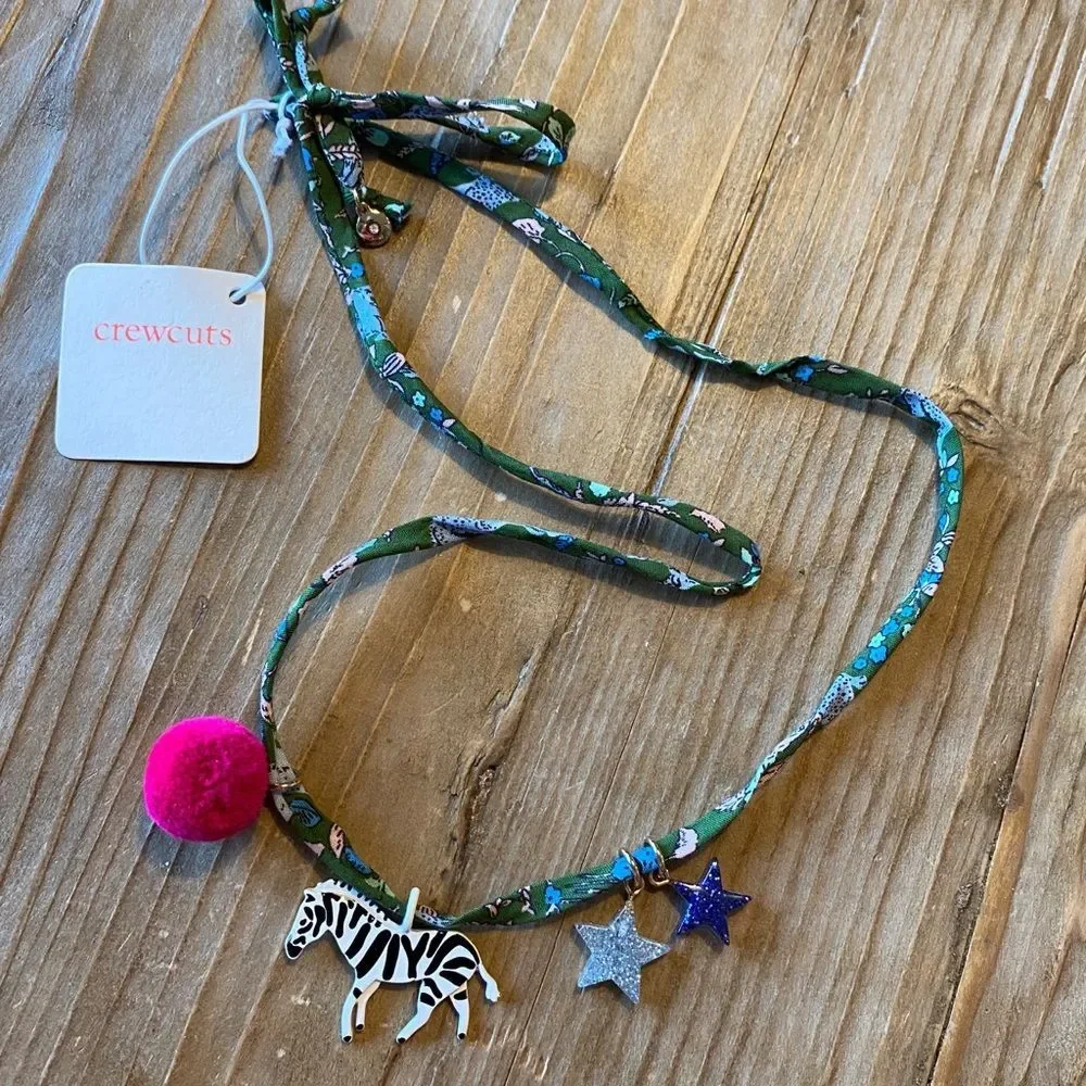 NWT CrewCuts by J.Crew Zebra Necklace